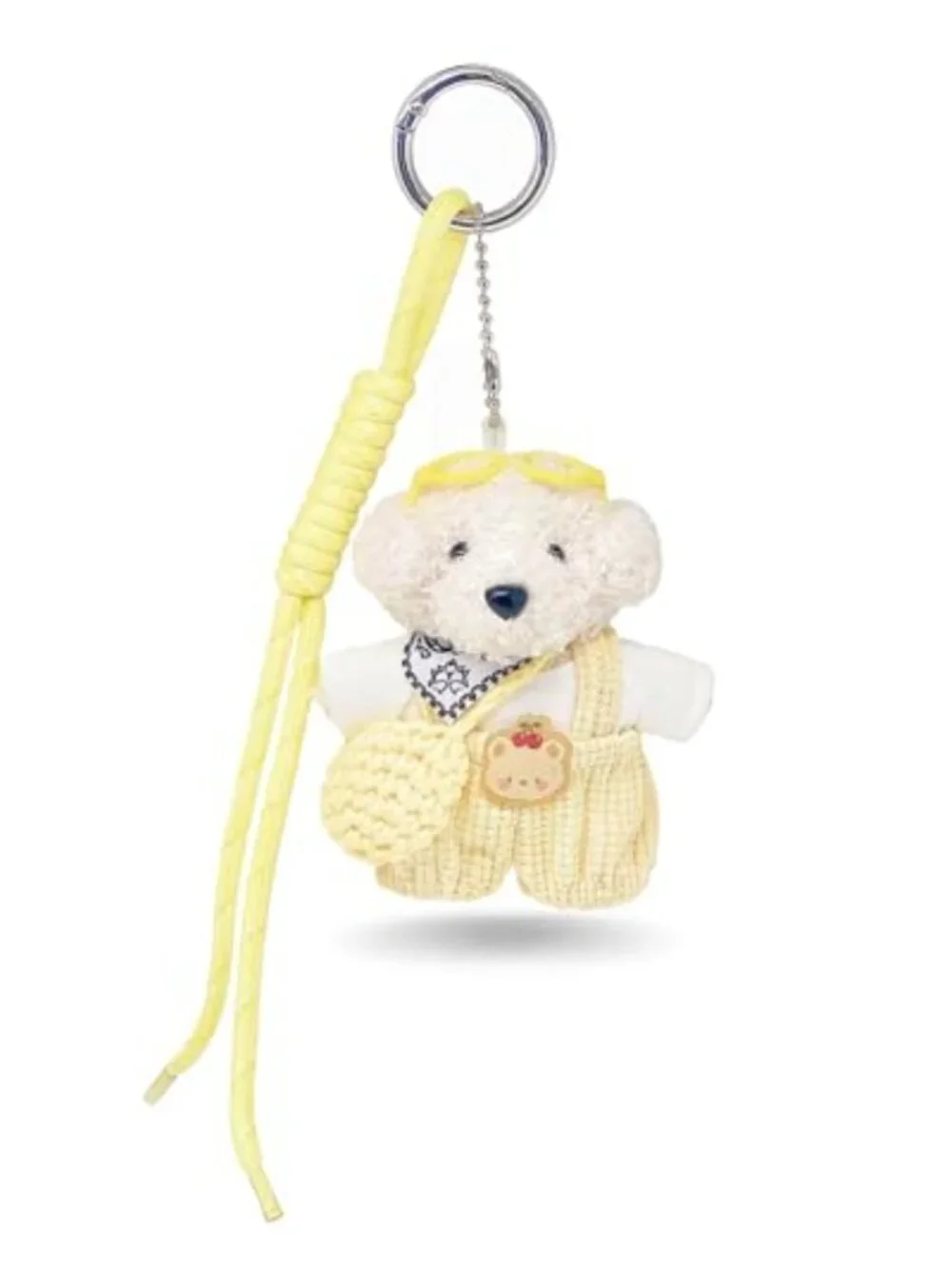 Cute Plush Bear Keychain Bag Charm Purse Charm for Women